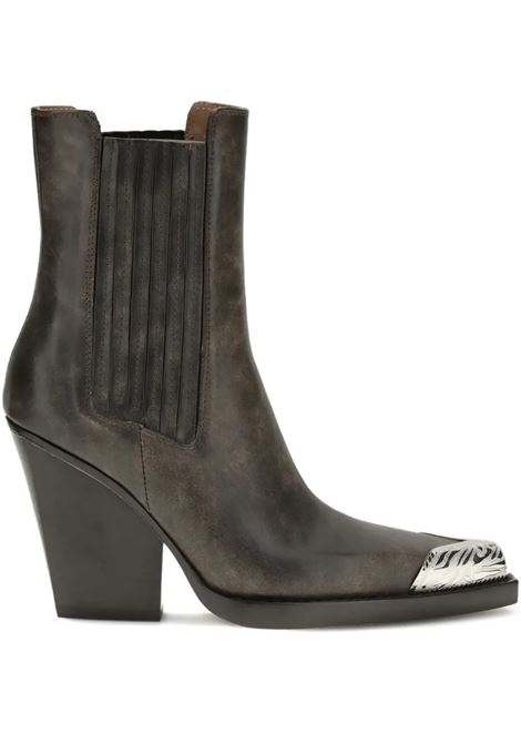 stivaletti dallas embellished toe ankle donna asfalto PARIS TEXAS | PX959XVTVT